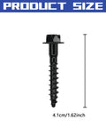 Heavy Duty Steel Air Filter Box Housing Screws That Keep Your Rig Runnin Smooth And True For Jeep Gm Chrysler Dodge Chevy Pontiac Replacement Engine Cover Fasteners 5 Pack, 4.1cm size shown.