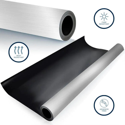 Instant Stainless Steel Magnetic Dishwasher Cover For Front Panel Reusable Decal Appliance Wrap Skin Budget Friendly Easy Install
