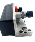 Side view of metering module for heavy duty diesel engines D11 D13 D16 in trucks plug and play replacement to improve air handling and fuel delivery control supports accurate performance replaces part number 23185531