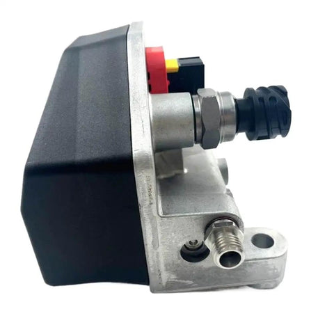 Side view of metering module for heavy duty diesel engines D11 D13 D16 in trucks plug and play replacement to improve air handling and fuel delivery control supports accurate performance replaces part number 23185531
