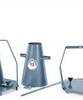 Pro Grade Concrete Slump Test Kit With Steel Cone, Tamping Rod And Base Plate For On Site And Lab Use, Rugged Alloy Steel Construction