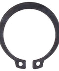 Single ring from 225 Pcs Circlip Snap Ring Kit Retaining Clip Fastener Set For Machinery And Rigs High Temp Rubber Alloy Steel Durable
