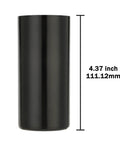 Heavy Duty Round Motor Start Capacitor CD60 216-259uF 330V AC 50/60Hz, measured at 4.37 inches height.