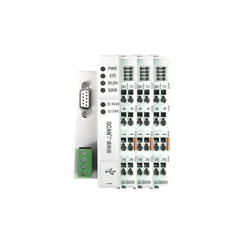 Industrial EtherCAT IO Module Standard Slave Adapter With 100M Bus Transmission Range And 32 I O Expansion Module Modbus GCAN 8100 Compatible