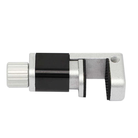Side view of metal and rubber adjustable clamp from 4 Piece Adjustable Screen Fastening Clamp Set For Easy LCD Screen Replacement On iPhone iPad Samsung