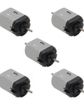 Five Pack 3V 11000RPM DC Motors Micro Mini Motors With Round Shafts For RC Boats And Planes DIY Toys And Model Hobby Projects
