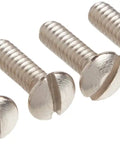 Color matched metal mounting screws for Two-Gang Flush Mount 2.15 Inch Device Receptacle Wall Plate Built to Last