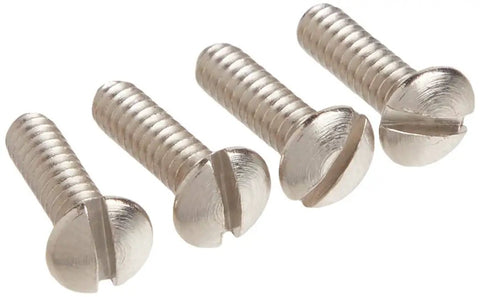 Color matched metal mounting screws for Two-Gang Flush Mount 2.15 Inch Device Receptacle Wall Plate Built to Last