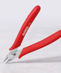 Precision Wire Cutters Flush Cutters For Electronics And Jewelry Making, Spring Loaded Side Cutting Pliers on white background