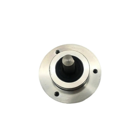 Top view of Absolute Rotary Encoder With IP67 Shaft, Precision Position And Speed Sensor For Motors And Robots, Compact Lightweight Unit.