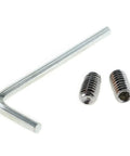 10 Pack 1/4-20 By 1/2 Inch 304 Stainless Steel Allen Head Drive Cup Point Screws End Grub Headless Bolts With Hex Drive Wrench