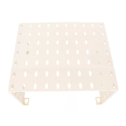 Gas Water Heater Shielding Cover With Pegboard Wall Mount Heavy Duty Pipe Protection for kitchen, large perforated design.