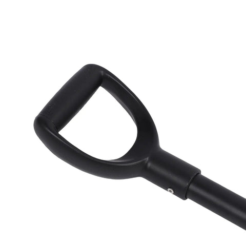 Close-up of Y grip handle on Versatile 46 Inch Garden Fork With Y Grip, Four Tines, Heavy Duty Iron, Built Tough For Digging, 117 Cm Length