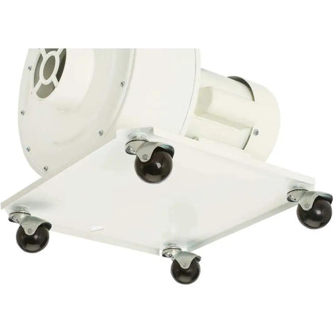 Base with wheels of 1 HP Light Duty Dust Collector From Polar Bear Series, Portable 4 Inch Intake, 19.5 Inch Height