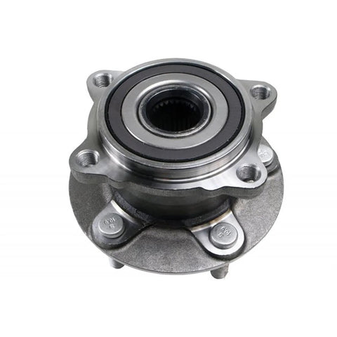 Front view of rear wheel bearing and hub assembly kit for Lancer and Outlander 2007-2015, wheel hub replacement 3785A019 2 piece set.