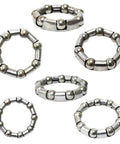 Bike Ball Bearing Retainer Kit For Crank And Wheel Repair, Five Sets With Seven Sizes, steel retainers with balls