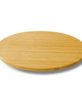 20 Inch Extra Large Bamboo Lazy Susan Turntable Round Rotating Serving Tray For Kitchen And Dining Tables Ideal For Parties Eco Friendly Solid Bamboo Construction With Smooth Spin And Durable Heavy Duty Support.