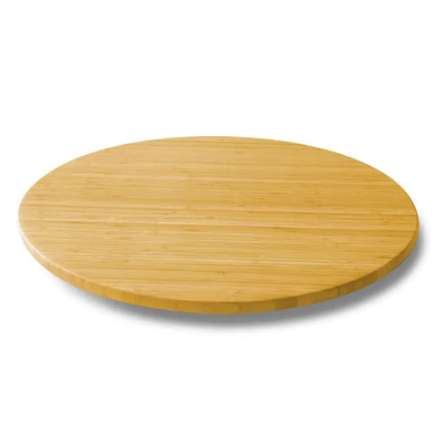 20 Inch Extra Large Bamboo Lazy Susan Turntable Round Rotating Serving Tray For Kitchen And Dining Tables Ideal For Parties Eco Friendly Solid Bamboo Construction With Smooth Spin And Durable Heavy Duty Support.