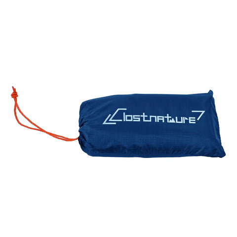 Tent Footprint Ground Cloth Waterproof Tarp For Camping And Backpacking Ultralight Ground Sheet Mat in blue storage bag