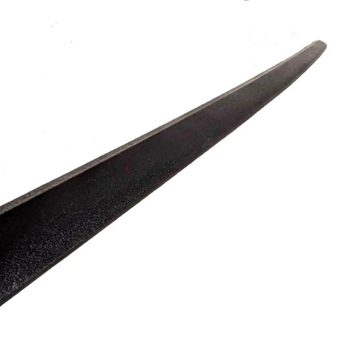 Close-up of black 40 Inch Foam Training Katana Sword For Safe Sparring And LARP Lightweight Samurai Training Foam Blade In Black