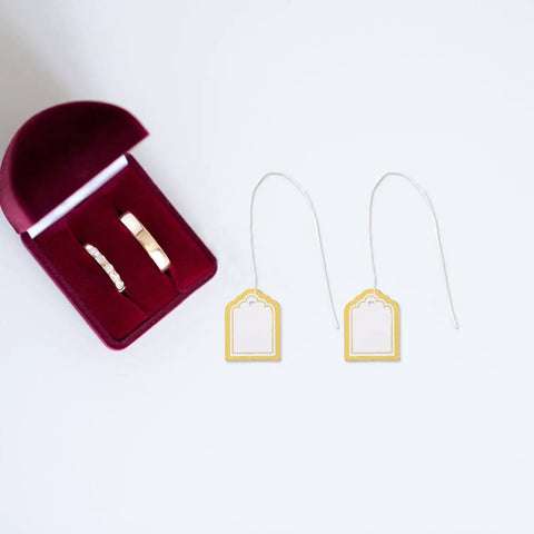 500 Pack Small Fan Shaped Price Tags With String For Clothing Jewelry Vendors Paper Tags With Writable Surface Great For Booths Crafting Stock Labels Gift Tags And Small Business Use For Your Shop. gold paper price tags with string for jewelry and clothing