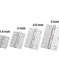 Soft Close Cabinet Hinges Set Stainless Steel Anti Slam Dampening System Quiet Self Close 1.5 Inch 2 Inch 2.5 Inch options with sizes