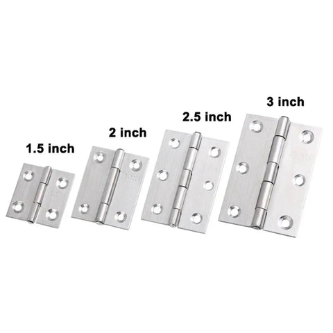 Soft Close Cabinet Hinges Set Stainless Steel Anti Slam Dampening System Quiet Self Close 1.5 Inch 2 Inch 2.5 Inch options with sizes