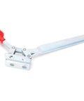 Heavy Duty Cast Iron And Alloy Steel Welding Toggle Clamp With Dang Solid 250kg Holding Power And 165mm Extended Lever, side view.