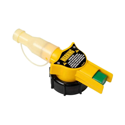 No Spill Nozzle Assembly For 06176-6132C, Mess-Free Fueling Replacement Part For Equipment, yellow plastic nozzle