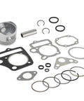 54Mm Piston And Ring Set With Head Gaskets Kit For 125Cc Pit Dirt Bike And ATV Go Kart Horizontal Engine BeefedUp Replacement Fits SSR Baja Roketa Apollo Bms NST Taotao