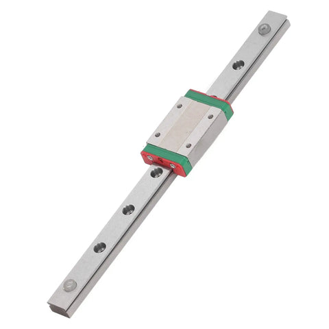 Miniature Linear Rail Slide With Bearing Steel Build For Heavy Duty Quiet Low Friction Motion Interchangeable Parts Industrial Grade Precision For Solar Gear And Other Industrial Automation Setups, steel rail with bearing block