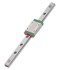 Compact Linear Rail Slide for Industrial Use With High Load Bearing Steel, Quiet Low Friction Movement, Interchangeable Carriage, Built Tough for Solar Equipment and Precision Positioning on steel rail