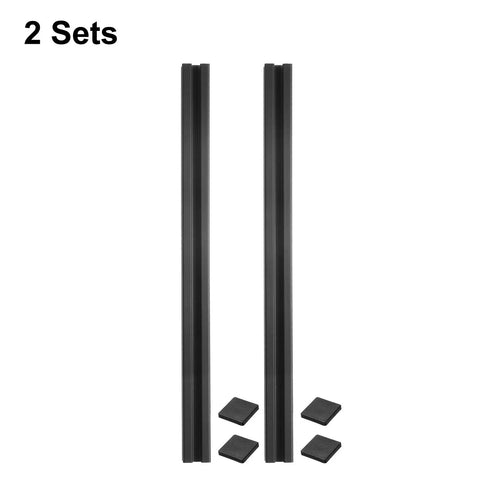 Hella Durable T Slot 2020 Aluminum Extrusion Profile 400mm Length with poly end plugs, used in custom 3D printer and CNC builds.