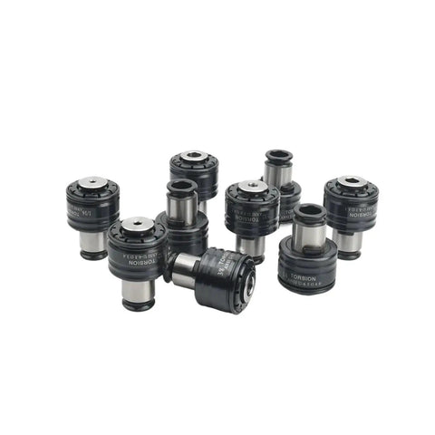 Rock Solid Manual Tapping Machine Nine Piece Vertical Thread Holder Dead Nuts Accurate Adjustable Depth Lock No Hassle Imperial Tap Chuck Kit Tuned For Smooth Precision Tapping Work, set of tap chucks.
