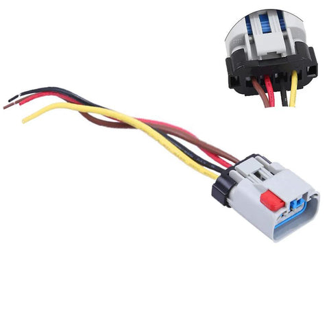 Plug And Play Fuel Pump Wiring Harness Connector Pigtail Replacement For Chevrolet Chrysler Dodge Pontiac FPX 03 Carter 888 159 Sending Unit Harness Assembly, showing multi-color wires and connector.