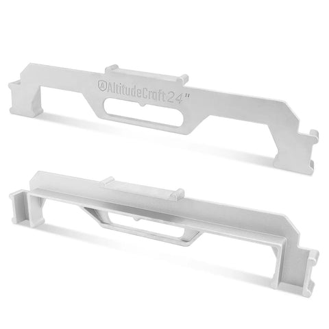 24 Inch Framing Jig Two Piece Set Precision Stud Layout Tool For Rapid Wall Assembly Dead On Marking Points No Mess No Muss Non Slip Handle Built Tough As Nails Job Site Ready Builder Kit