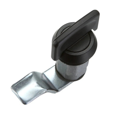 Thumb Operated Offset Cam Lock With T Handle For Machinery Safes And File Cabinets, Zinc Alloy With Black Painted Finish, 1 Piece