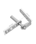 Stainless Steel Self Closing Cafe Door Hinge With Heavy Duty Build And Dual Swing Operation For Wood Doors And Kitchen Or Bar Cabinets, Rock Solid Pivot Hinges For Smooth, Hands Free Access, 8cm x 7cm