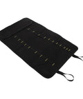 Open Portable Chef Knife Roll Bag With Large Capacity, Tear Resistant Fabric, Multiple Pockets And Internal Dividers For Safe Storage