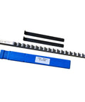 One Piece 12mm D Push Type Keyway Broach HSS High Speed Steel Shim for CNC Router Metalworking Tool and Cutter