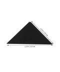 Black triangle 100 Pieces Plastic Corner Guards For Furniture And Cabinets Anti Collision Edge Protectors