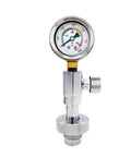 High Pressure Scuba Tank Air Pressure Checker With 400Bar Gauge For DIN Valve Bottles Dive Gear Safety Tool SCBA Tank Tester