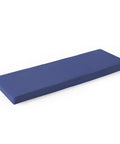 All Weather Outdoor Bench Cushion 48x18x3 Inch Navy Blue Waterproof Seat Pad