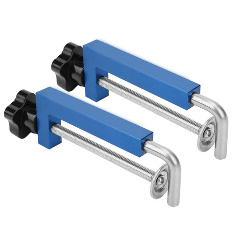 2 Pack 120mm Aluminum Alloy Flexible Clamps For DIY Woodworking And Carpentry Handy Rust Resistant Clamps For Table Saws Band Saws Router Fences
