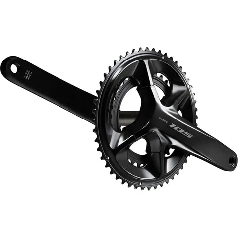 105 Level 12-Speed Crankset Fc-R7100 Black 165Mm Arm With 50-34T Chainrings For Road Bikes Aluminum Construction
