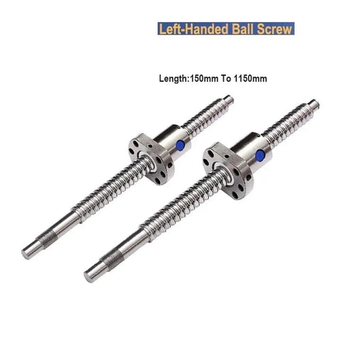 Cool Left Handed 3D Printer Ballscrew With Single Nut From 150 To 1150mm Length for stable CNC motion.