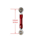 Red Shifter Clutch Linkage Rod For Harley Mid Control Dyna Softail 1984 To 2025 Street Bob Low Rider S FXBBS FXRST FXST Easy Install With All Hardware Fits Stock Components Durable Steel Construction Upgrade, 4.0 inch