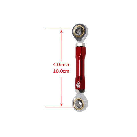 Red Shifter Clutch Linkage Rod For Harley Mid Control Dyna Softail 1984 To 2025 Street Bob Low Rider S FXBBS FXRST FXST Easy Install With All Hardware Fits Stock Components Durable Steel Construction Upgrade, 4.0 inch