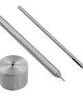 Pro Grade Eyelet Punch Die Set With Base And Column 2 mm Grommet Setter for leather and fabric crafts, stainless steel tools