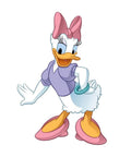 Mickey And Friends Daisy Duck Peel And Stick Giant Wall Decal 27.5 Inches Wide By 38.75 Inches Tall Easy To Apply Peel And Stick